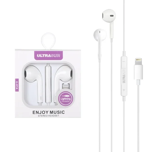 هندزفری با سیم اولتراسور U-H14 لایتینینگ (آیفون)