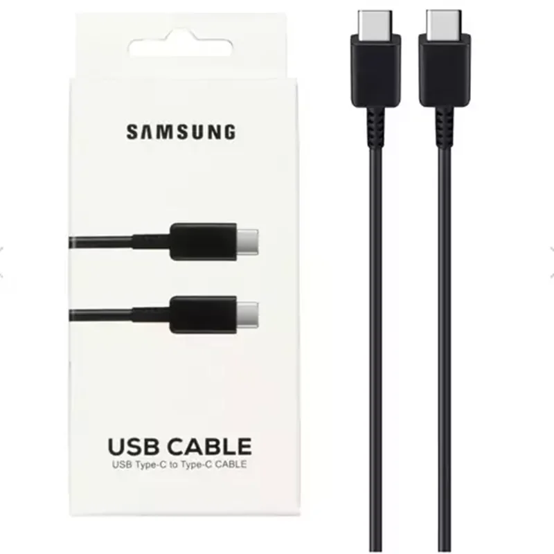 کابل شارژ SAMSUNG Type-C to Type-C مدل S23 ORG PD - سفید - DST (گارانتی شش ماهه)