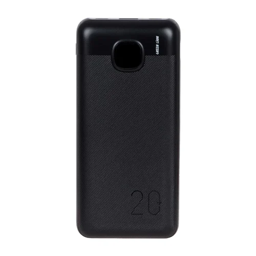 پاوربانک 20 وات PD و فست شارژ گرین لاین مدل GNUCMPPBK20 ظرفیت 20000 میلی آمپر