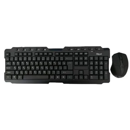 کیبورد و ماوس بی سیم رویال مدل R-KM815