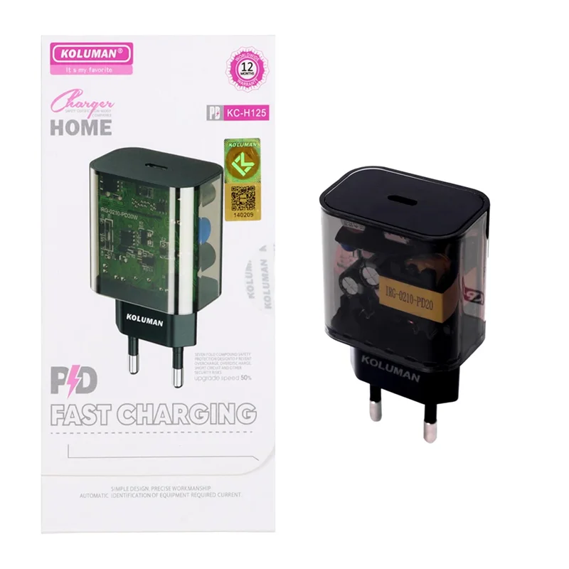 شارژر دیواری 20وات کلومن مدل KC-H125