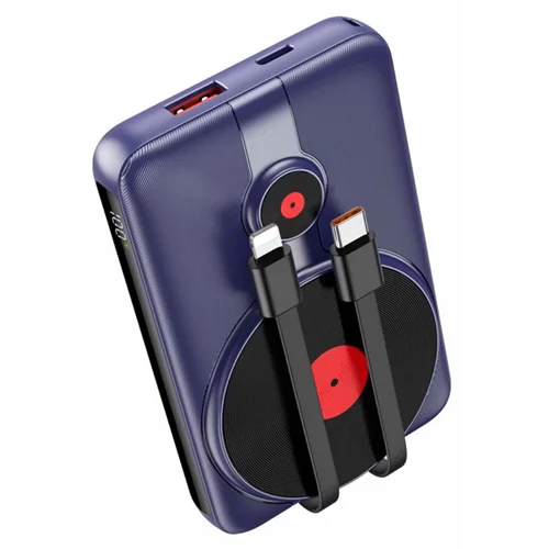 پاور بانک بی سیم فست شارژ 10000 گرین لاین Green Lion 2 In 1 Magsafe QC3.0 PD 22.5W