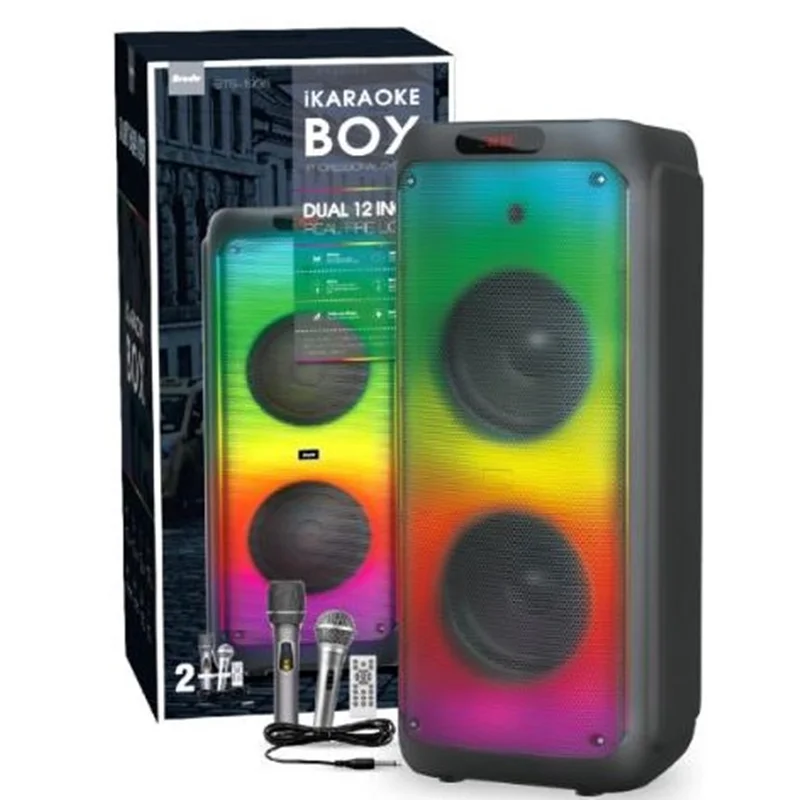 اسپیکر شارژی برقی برودو bts 1938 برق مستقیم