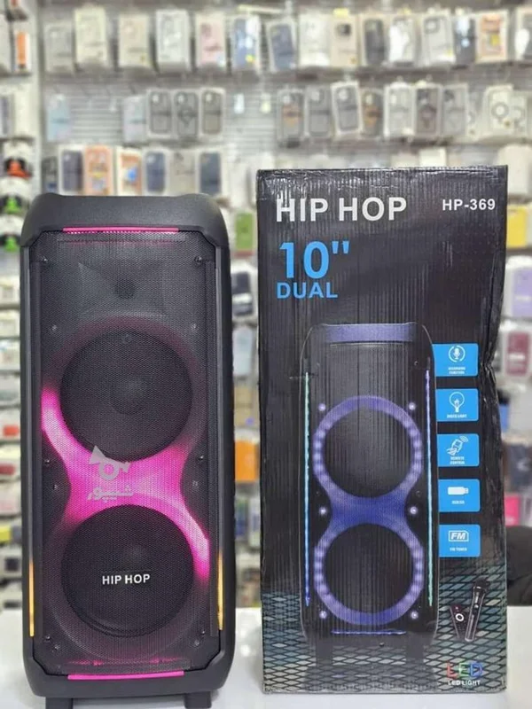 اسپیکر هیپ هاپ دوبل 10 اینچ HIP HOP مدل 369